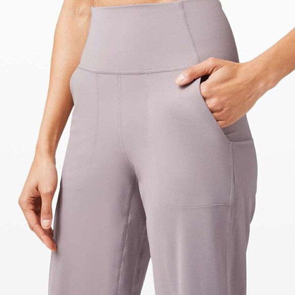 Lululemon Align Nulu Wide Leg Crop Violet Verbena - Picture 2 of 7